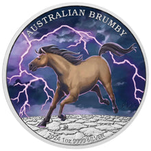 2024 $1 Brumby Colour 1oz Silver Coin