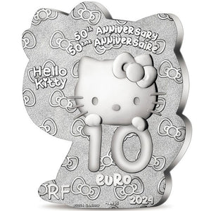 2024 France 10€ Hello Kitty - Shaped Silver coin