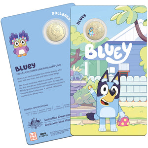 2024 $1 Bluey Dollarbucks – Bluey Unc Coin