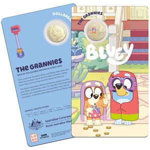 2024 $1 Bluey Dollarbucks – Grannies  Unc Coin