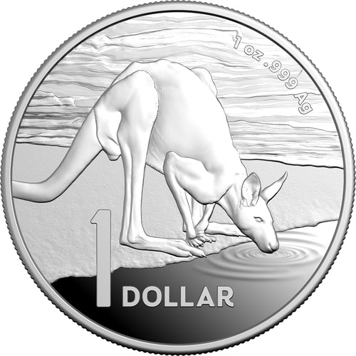 2024 $1 RAM Kangaroo 1oz Silver Proof Coin