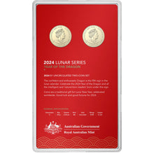 2024 $1 Lunar Dragon 2-coin Set