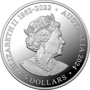 2024 $5 Koala High Relief 1oz Silver Proof Coin