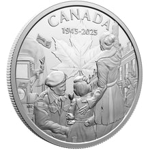 2025 Canada $20 VE Day 1oz Silver Coin