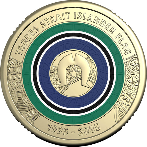 2025 $2 Torres Strait Islander Flag Uncirculated Coin