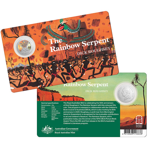 2027 20c The Rainbow Serpent Uncirculated Coin