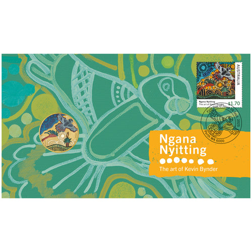 2025 $1 Ngana Nyitting - Black Cockatoo - Stamp and Coin Cover