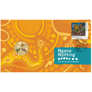 2025 $1 Ngana Nyitting - Green Emu - Stamp and Coin Cover