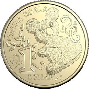 2025 $1 The Birthday Cake Book - Cuddly Koala Uncirculated Coin