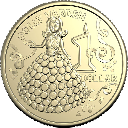 2025 $1 The Birthday Cake Book - Dolly Varden Uncirculated Coin