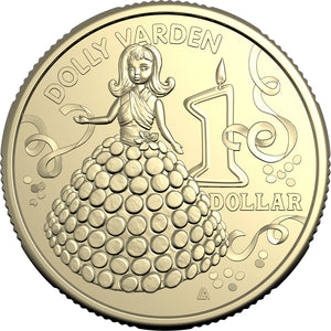 2025 $1 The Birthday Cake Book - Dolly Varden Uncirculated Coin