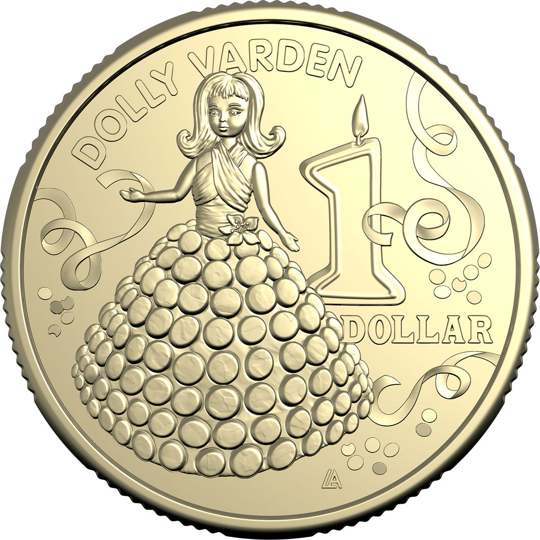 2025 $1 The Birthday Cake Book - Dolly Varden Uncirculated Coin