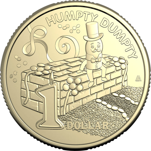 2025 $1 The Birthday Cake Book - Humpty Dumpty Uncirculated Coin