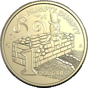 2025 $1 The Birthday Cake Book - Humpty Dumpty Uncirculated Coin