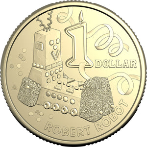 2025 $1 The Birthday Cake Book - Robert Robot Uncirculated Coin