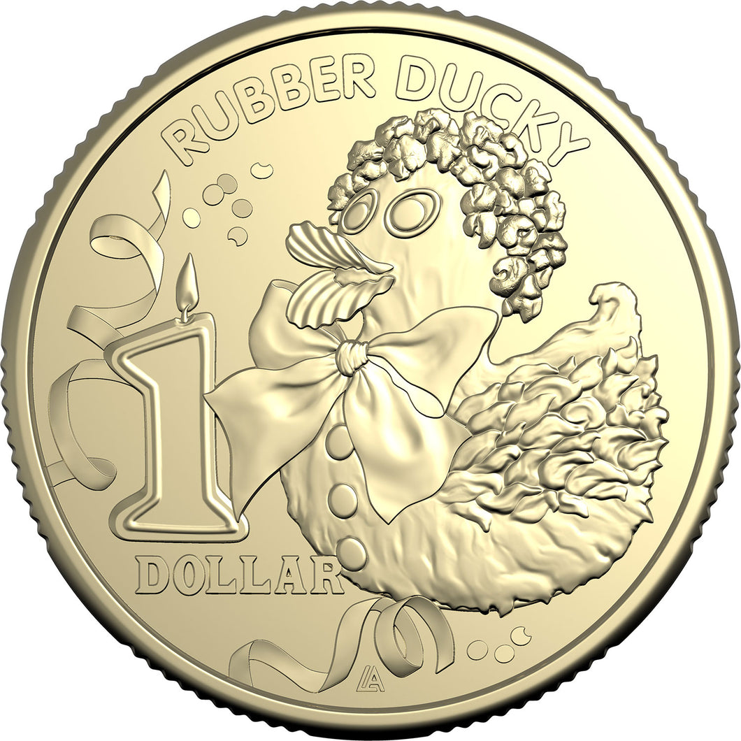 2025 $1 The Birthday Cake Book - Rubber Ducky Uncirculated Coin