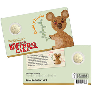 2025 $1 The Birthday Cake Book - Cuddly Koala Uncirculated Coin