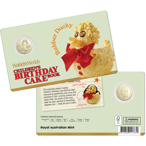 2025 $1 The Birthday Cake Book - Rubber Ducky Uncirculated Coin