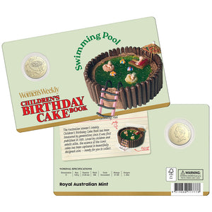 2025 $1 The Birthday Cake Book - Swimming Pool Uncirculated Coin