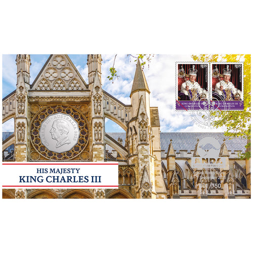 2025 50c Hobart Money Expo KCIII Stamp & Coin Cover