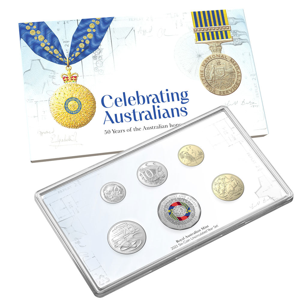 2025 Annual Uncirculated Year Set - Australian Honours and Awards System