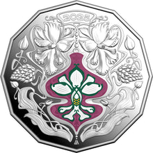 2025 50c Christmas Festive Florals Silver Proof Coin