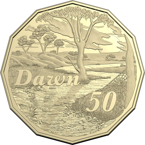 2025 50c Dorothea MacKellar - Dawn Bronze Uncirculated Coin