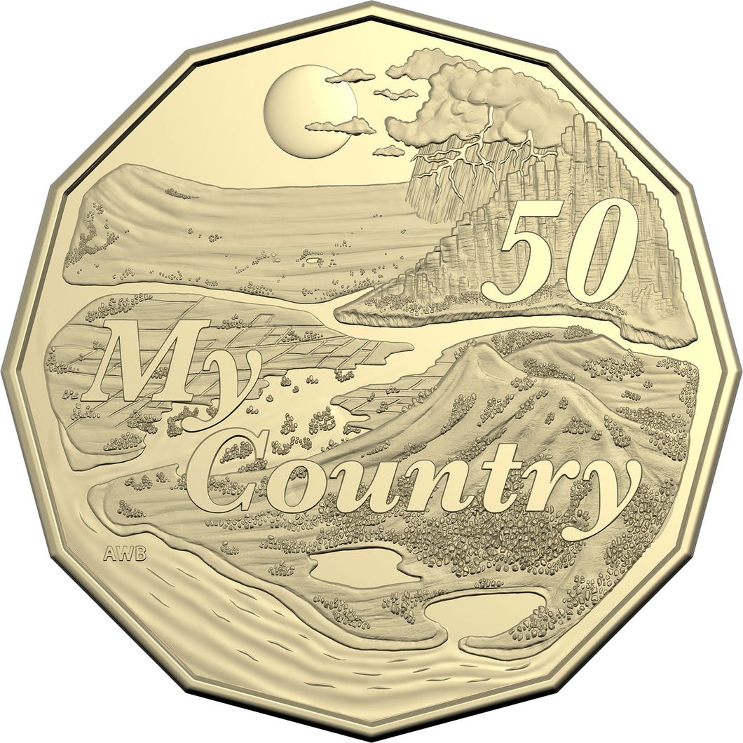 2025 50c Dorothea MacKellar - My Country Bronze Uncirculated Coin