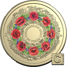 2025 $2 Remembrance Day Poppy Wreath 'C' MINTMARK COIN ON CARD