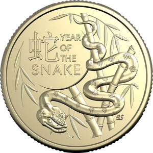 2025 $1 Lunar Snake Uncirculated Two-Coin Set