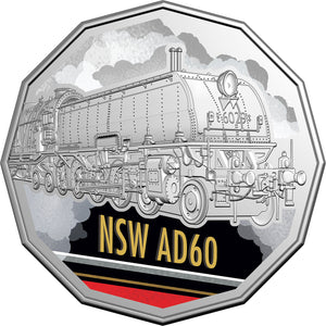 2025 50c Steam Giants Trains 7-coin Collection