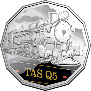 2025 50c Steam Giants Trains 7-coin Collection