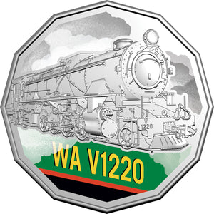 2025 50c Steam Giants Trains 7-coin Collection