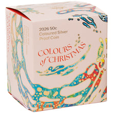2026 50c Colours of Christmas Silver Proof Coin