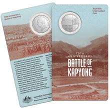 2026 50c Battle of Kapyong Uncirculated Coin