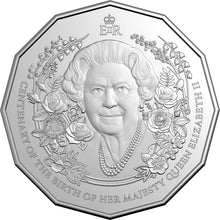 2026 50c HRH QEII Centenary of Birth Uncirculated Coin