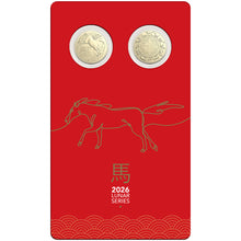 2026 $1 Lunar Horse Uncirculated Two-Coin Set