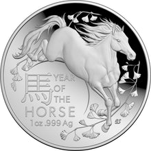 2026 $5 Lunar Horse Domed 1oz Silver Proof Coin