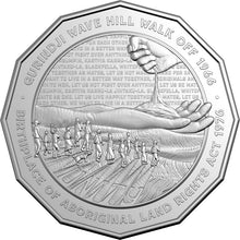 2026 50c Unity: Wave Hill Walk Off 60th Ann. & Aboriginal Land Rights 50th Ann. Uncirculated Coin