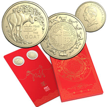 2027 $1 RAM Lunar Goat Uncirculated Two-Coin Set