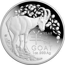 2027 $5 RAM Lunar Goat Domed 1oz Silver Proof