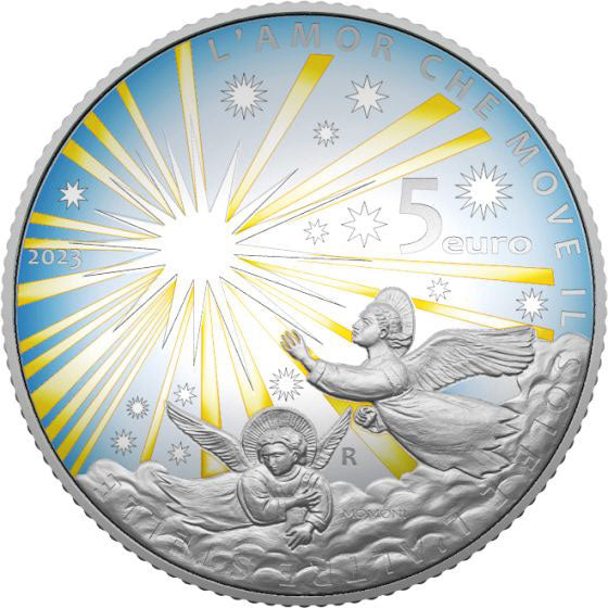 2023 Italy 5€ Dante Alighieri Paradiso Silver Coin