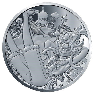 2025 France 10€  One Piece - Luffy Gear5 Silver Coin
