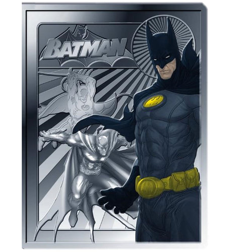 2025 France 10€ DC Comics 90th Ann: Batman Colour Silver Proof Coin