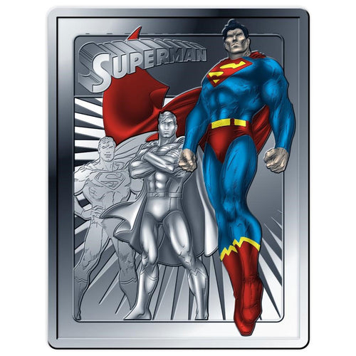 2025 France 10€ DC Comics 90th Ann: Superman Colour Silver Proof Coin