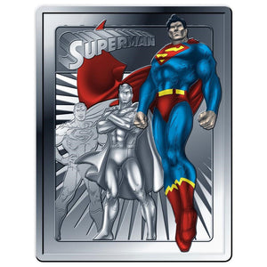 2025 France 10€ DC Comics 90th Ann: Superman Colour Silver Proof Coin
