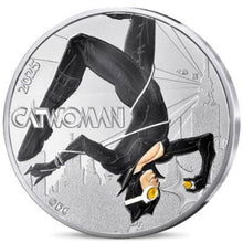 2025 France 10€ DC Comics 90th Ann: Catwoman Colour Silver Coin