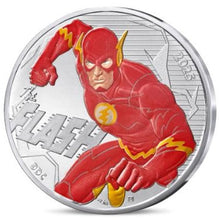 2025 France 10€ DC Comics 90th Ann: The Flash Colour Silver Coin