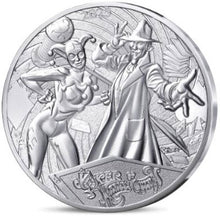 2025 France 10€ DC Comics 90th Ann: Harley & Joker Silver Coin