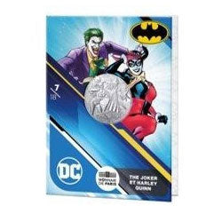 2025 France 10€ DC Comics 90th Ann: Harley & Joker Silver Coin